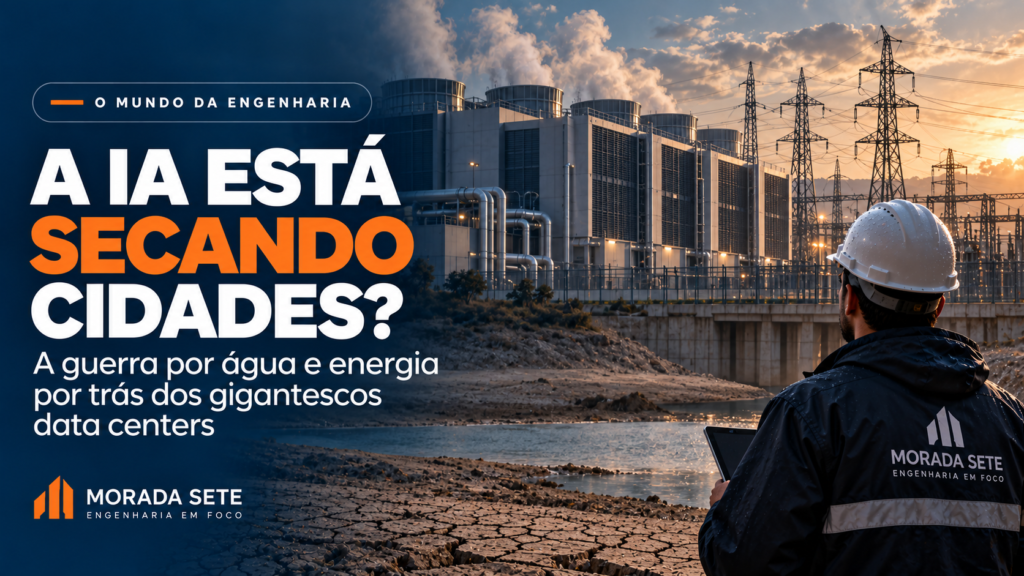 A IA está secando cidades? A guerra por água e energia por trás dos gigantescos data centers